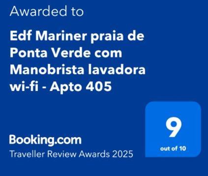 Praia De Ponta Verde Com Lavadora, Wi-Fi, Garagem - Quarto Andar มาเซโอ ภายนอก รูปภาพ
